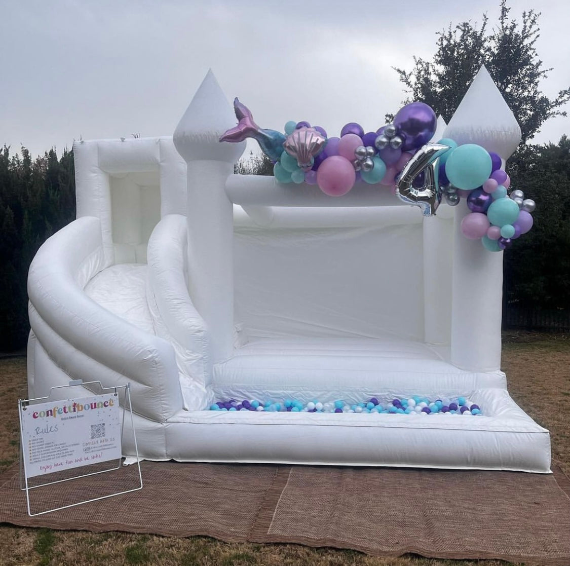 mini sandcastle - triple combo white water slide