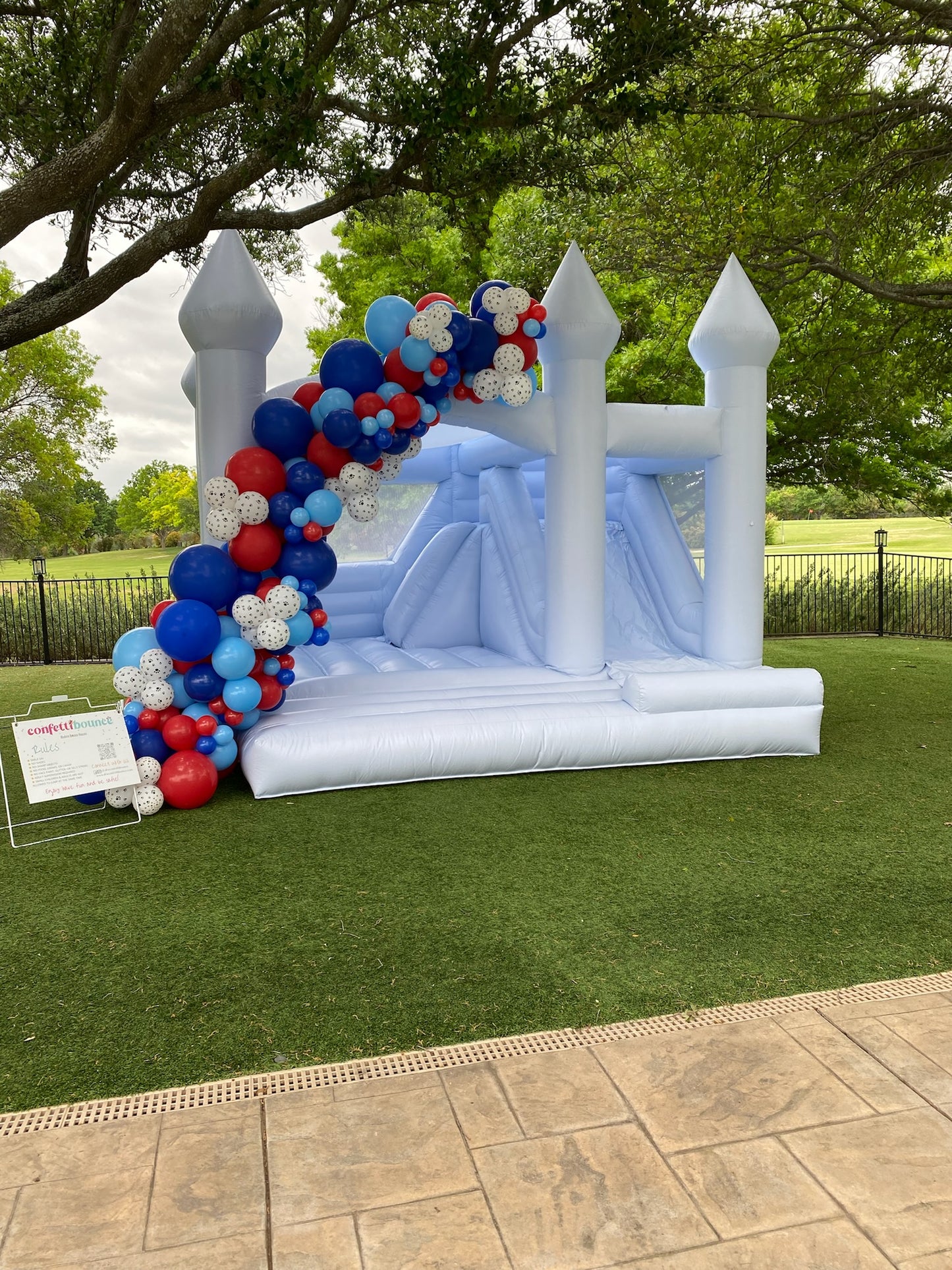 Blueberry bounce & slide