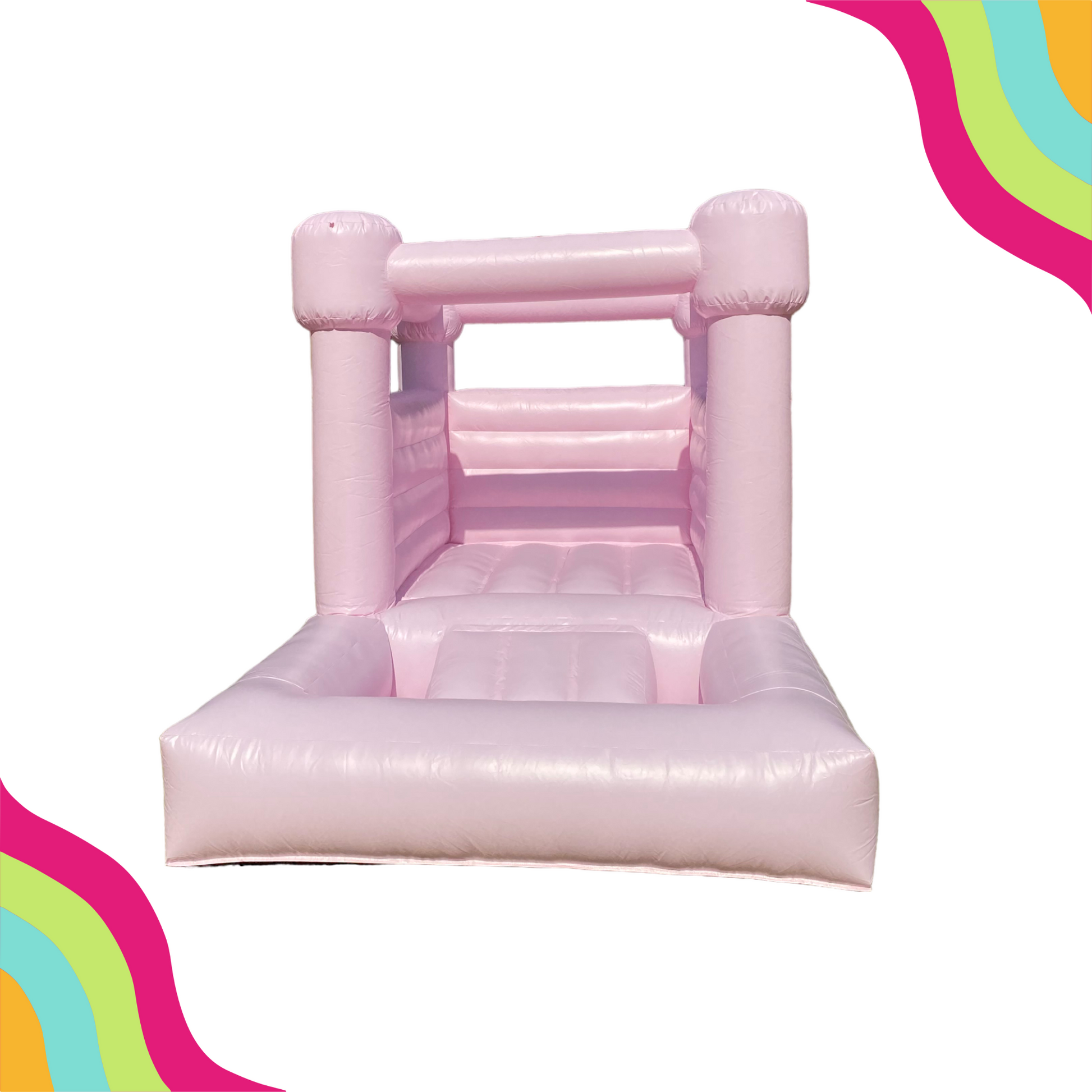Discover the perfect touch for your upcoming event with our stunning ultimate toddler pink bounce house. Servicing the heart of Dallas Fort Worth, TX, this vibrant and eye-catching inflatable is guaranteed to elevate any celebration and create lasting memories for attendees.