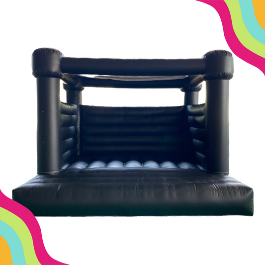 Discover the perfect touch for your upcoming event with our stunning ultimate modern black bounce house. Servicing the heart of Dallas Fort Worth, TX, this eye-catching inflatable is guaranteed to elevate any celebration and create lasting memories for attendees.