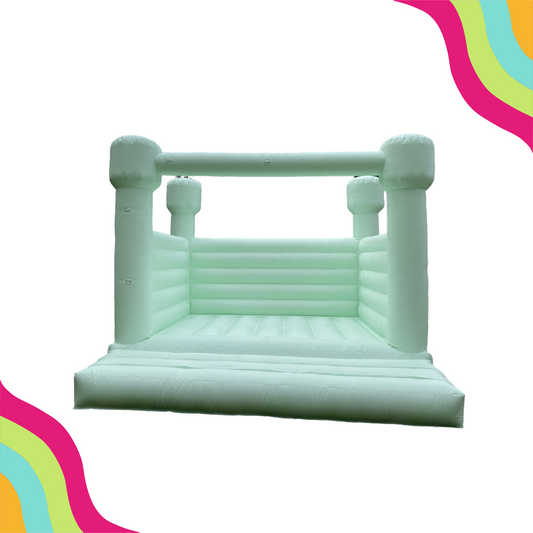 Looking to add a touch of modern sophistication to your upcoming party or event in the Dallas Fort Worth Texas area? Look no further than our sleek modern bounce house rental! Perfect for indoor or outdoor use, this white bounce house offers endless entertainment for partygoers of all ages. Its contemporary design will add a modern touch to any occasion.