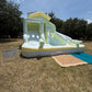Lemon Lime Kids Water Slide and splash pad Inflatable