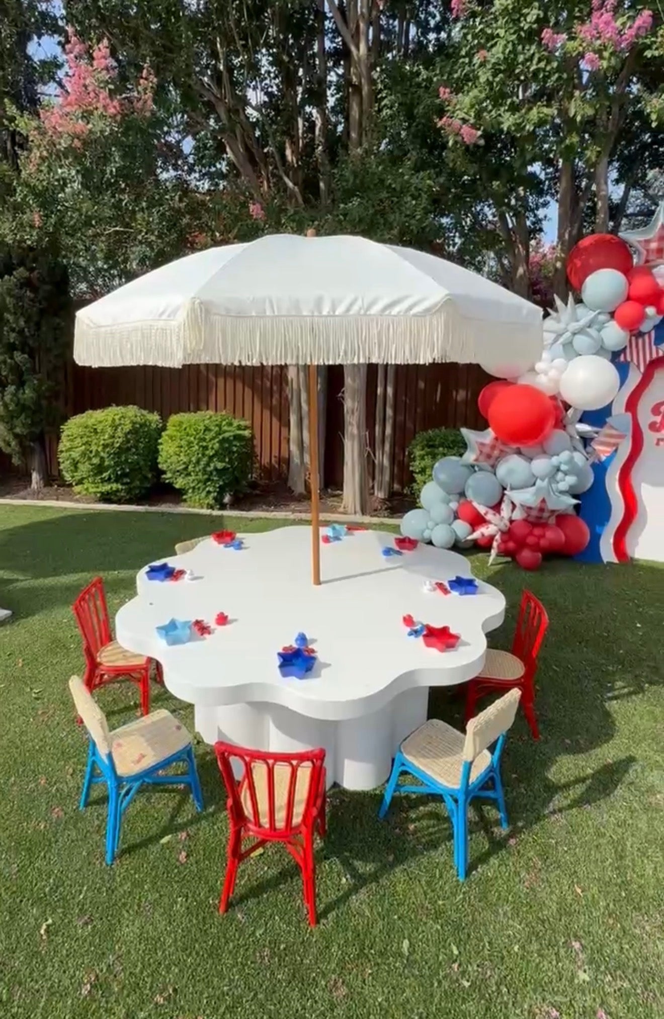Summer Cabana Kids Table Package