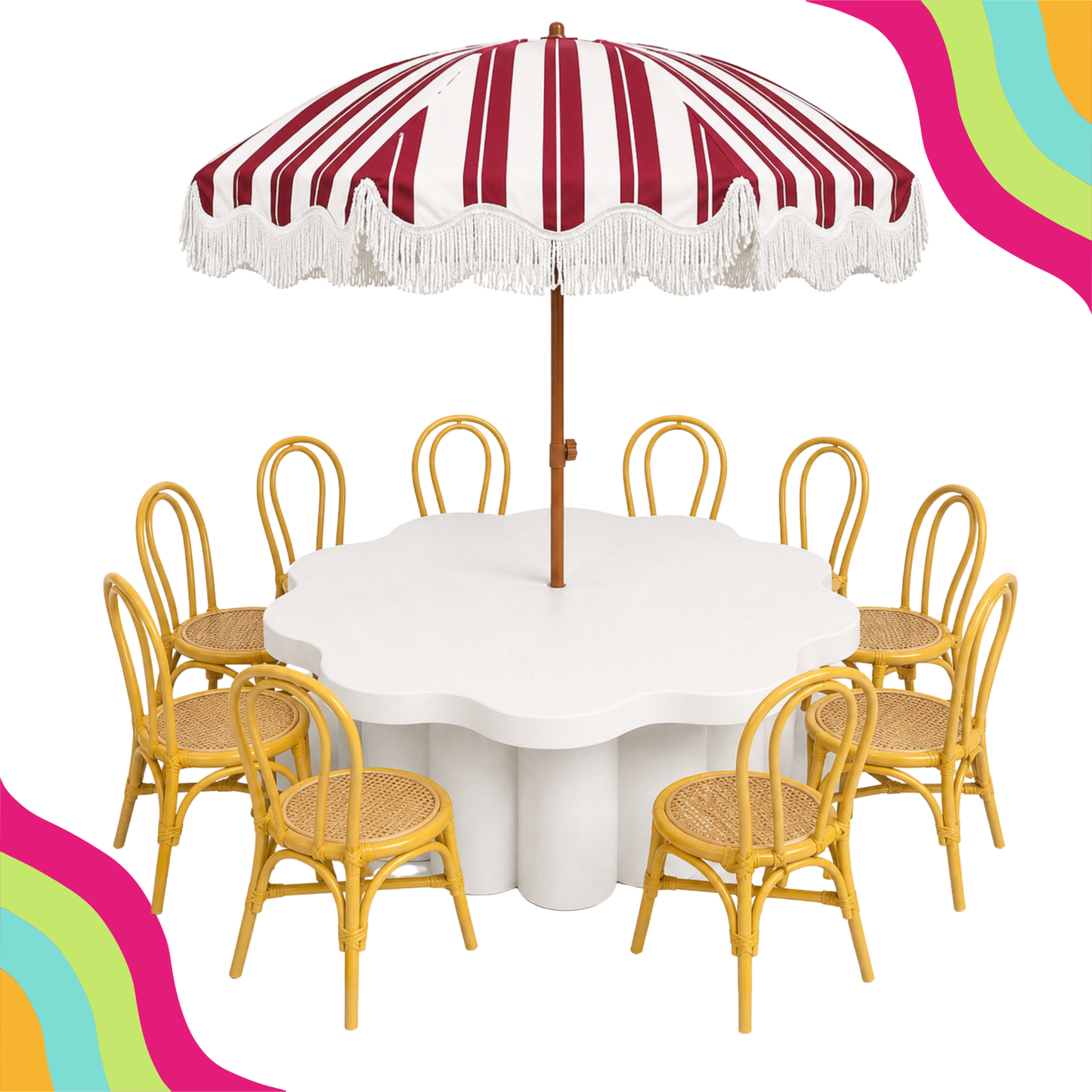 Summer Cabana Kids Table Package