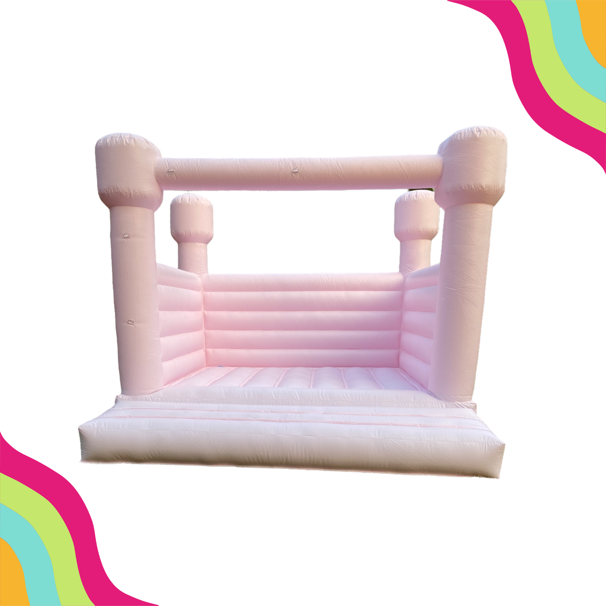 Check it out! The ultimate modern pink bounce house rental is ready to take your celebration to the next level! Serving the heart of Dallas Fort Worth, TX, this is the perfect addition to any event. 