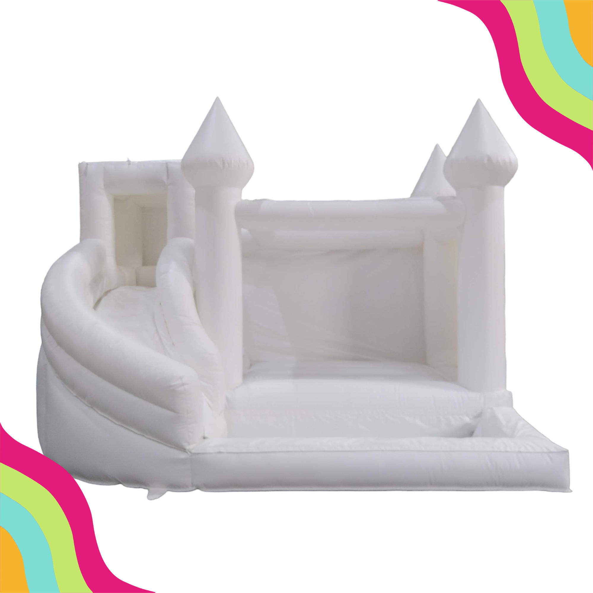 mini sandcastle - white water slide bounce house – DFW Confetti Bounce