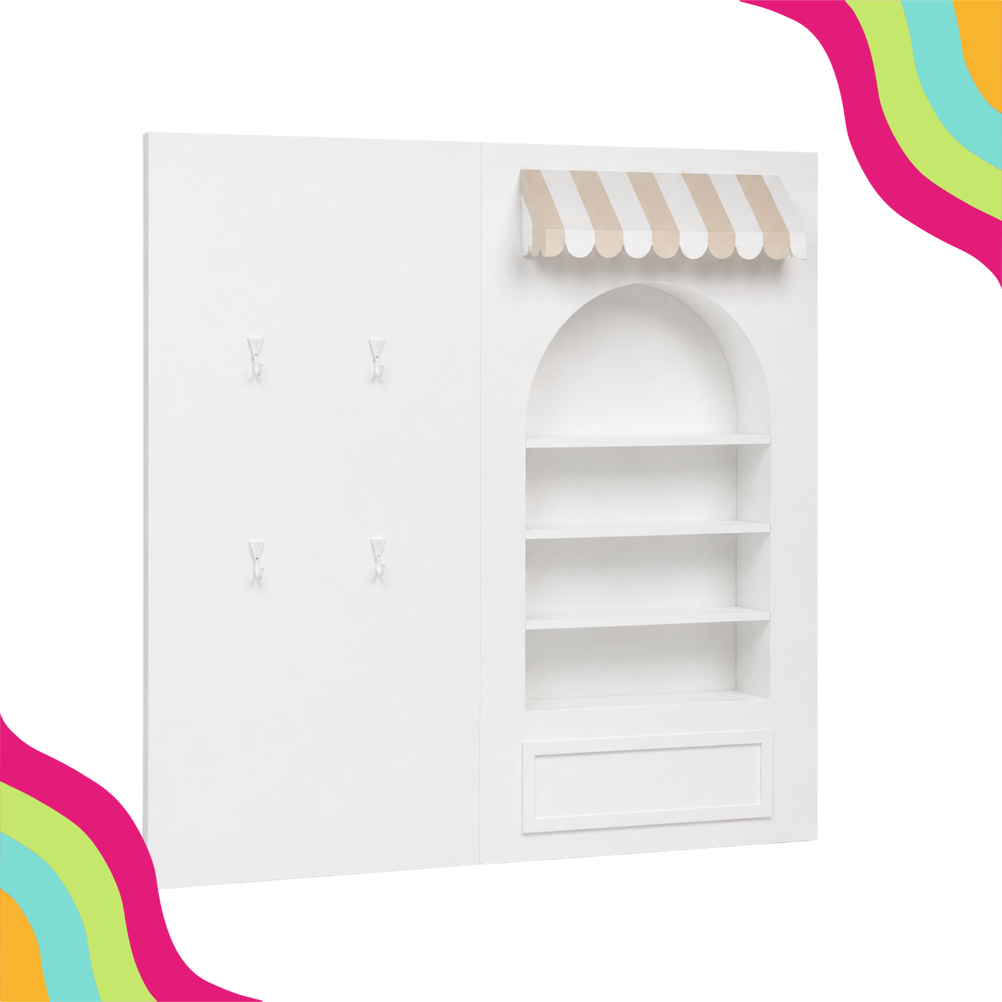 Store front favor wall