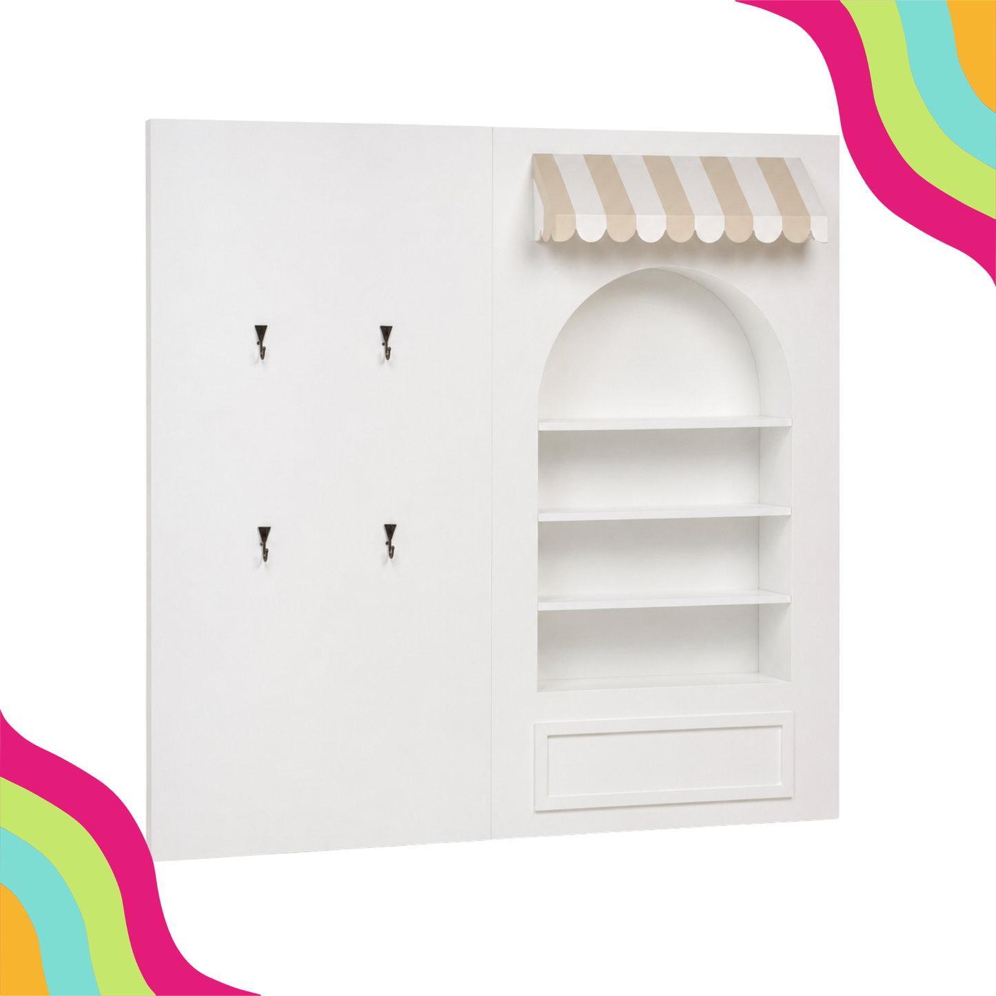 Store front favor wall